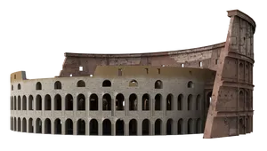 Ancient Colosseum Rome Exterior PNG image