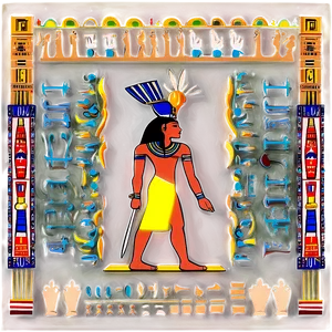 Ancient Egyptian Hieroglyphics PNG Nkb