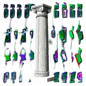 Ancient Greek Column Png 06212024 PNG image