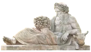 Ancient Greek Sculpture Dionysusand Satyr