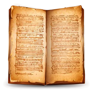 Ancient Manuscript Vector Art Png Req PNG image