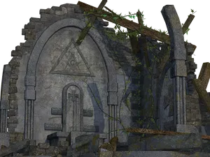 Ancient Masonic Temple Ruins