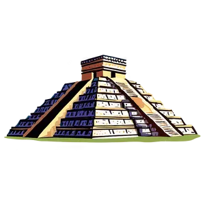 Ancient Mayan Pyramids Mexico Png Mcj82 PNG image