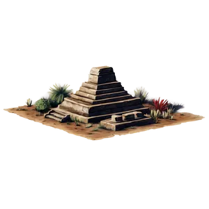 Ancient Mesa Ruins PNG 1