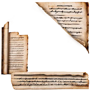 Ancient Paper Manuscript Png Ehn PNG image