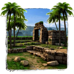 Ancient Ruined Land Png Mrj27 PNG image