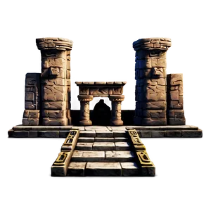 Ancient Ruins Altar PNG 06242024 PNG