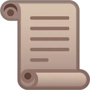 Ancient Scroll Icon PNG image