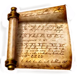 Ancient Scroll Paper Png 05232024 PNG image