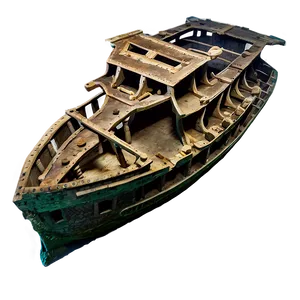 Ancient Shipwreck At Sea Bed PNG Egu13 PNG