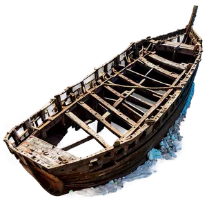 Ancient Shipwreck At Sea Bed PNG Fsd6 PNG