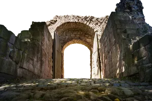 Ancient Stone Archway PNG image