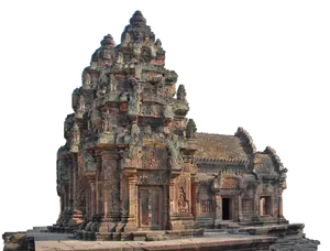 Ancient Stone Temple Architecture PNG image