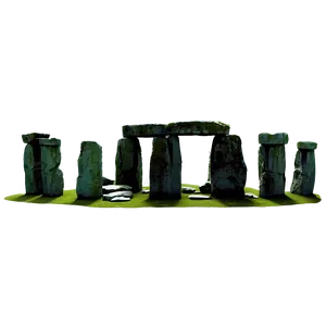 Ancient Stonehenge Landscape PNG Esi
