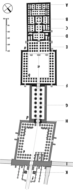 Ancient Temple Blueprint PNG image