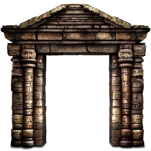 Ancient Temple Building PNG 05242024