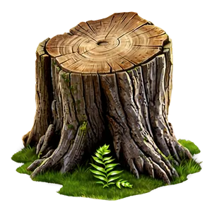 Ancient Tree Stump Png 06132024 PNG image