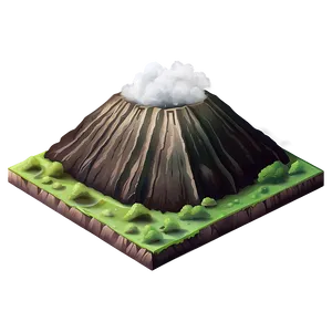 Ancient Volcano Illustration Png Xcc97 PNG image