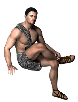 Ancient Warrior Digital Art