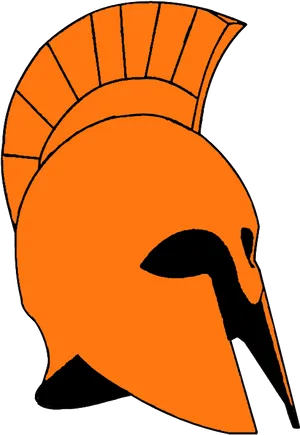 Ancient Warrior Helmet Illustration PNG