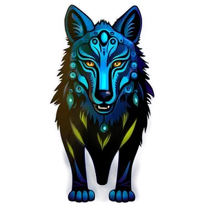 Ancient Wolf Spirit Totem PNG Hrq74