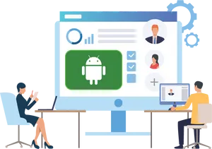 Android Development Presentation PNG image