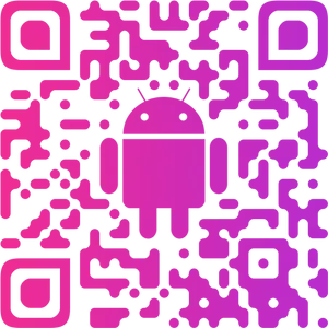 Android Robot Q R Code Pattern PNG image