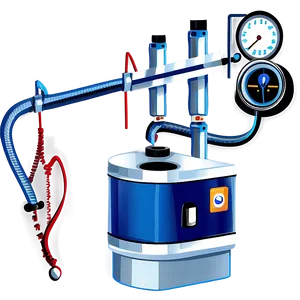 Anesthesia Machine Illustration PNG 06252024 PNG