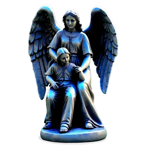 Angel And Child Sculpture PNG 24 PNG