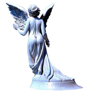 Angel Guiding Path Statue PNG 06202024 PNG