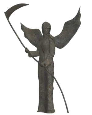 Angel_of_ Death_ Statue PNG image