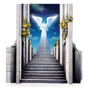 Angel's Stairway To Heaven PNG 06252024