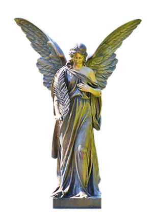Angel Statue Graceful Pose