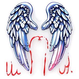 Angel Wings And Heart PNG Jen