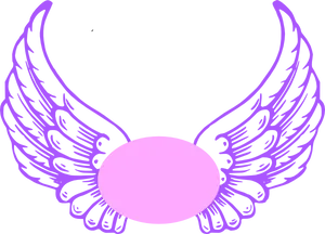 Angel Wings Halo Graphic PNG image