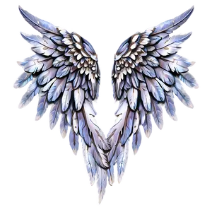 Angel Wings With Feathers PNG Dld24 PNG
