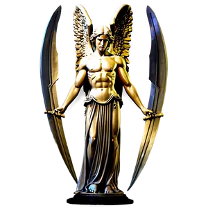 Angel With Sword Statue PNG 06202024 PNG