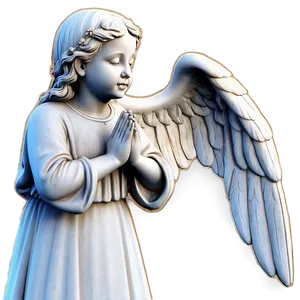 Angelic Figure In Prayer Png 75 PNG image