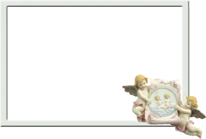 Angelic Frame Design PNG image