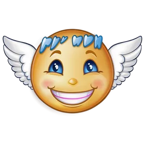 Angelic Smile Emoji PNG 84 PNG