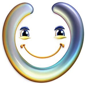 Angelic Smile Emoji PNG Cuv5 PNG