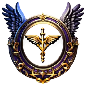 Angelic Wings Emblem Png Ful PNG image