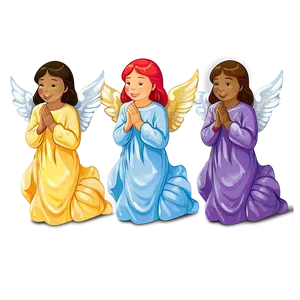 Angels In Prayer PNG 96 PNG