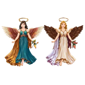 Angels Of The Seasons PNG Dkf