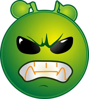 Angry Alien Emoticon