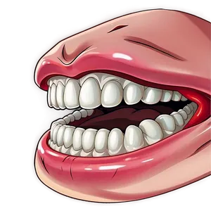 Angry Anime Mouth Png Wsl89 PNG image