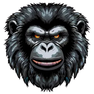 Angry Ape Design Png 87 PNG image