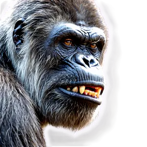 Angry Ape Design PNG Nuq
