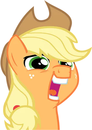 Angry_ Applejack_ M L P_ Vector PNG image