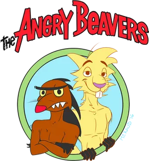 Angry Beavers Cartoon PNG image